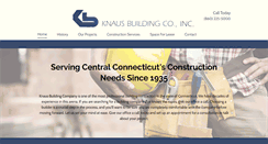 Desktop Screenshot of knausbuilders.com